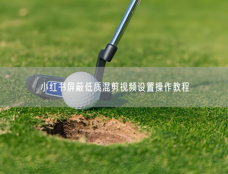 小红书屏蔽低质混剪视频设置操作教程