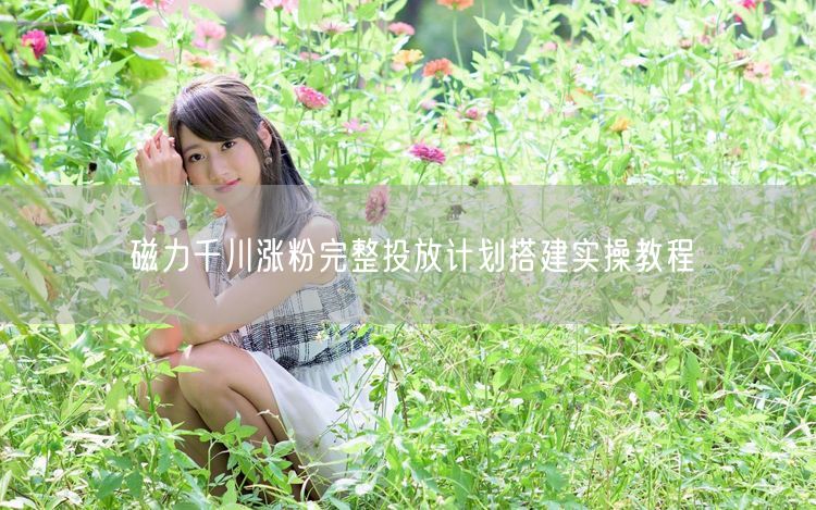 磁力千川涨粉完整投放计划搭建实操教程