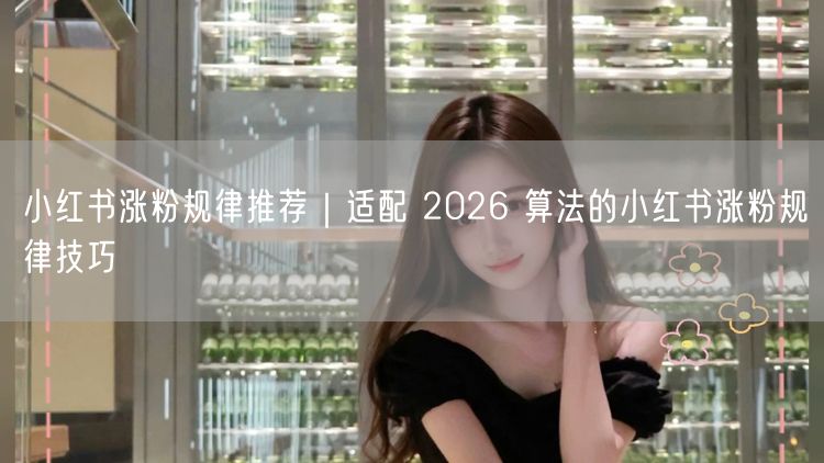 小红书涨粉规律推荐|适配 2026 算法的小红书涨粉规律技巧