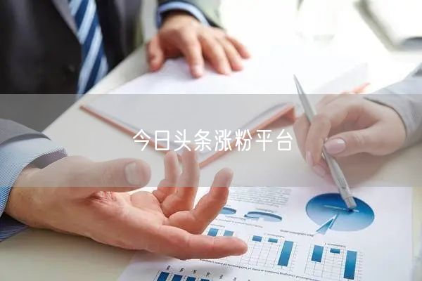 今日头条涨粉平台