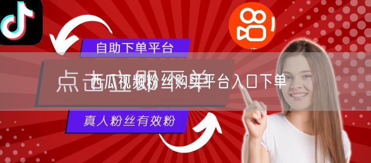 西瓜视频粉丝购买平台入口下单