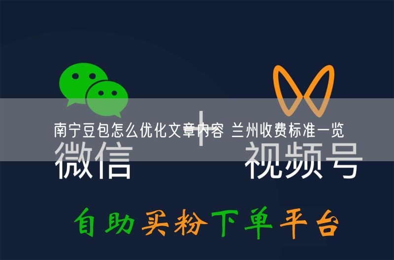 南宁豆包怎么优化文章内容 兰州收费标准一览
