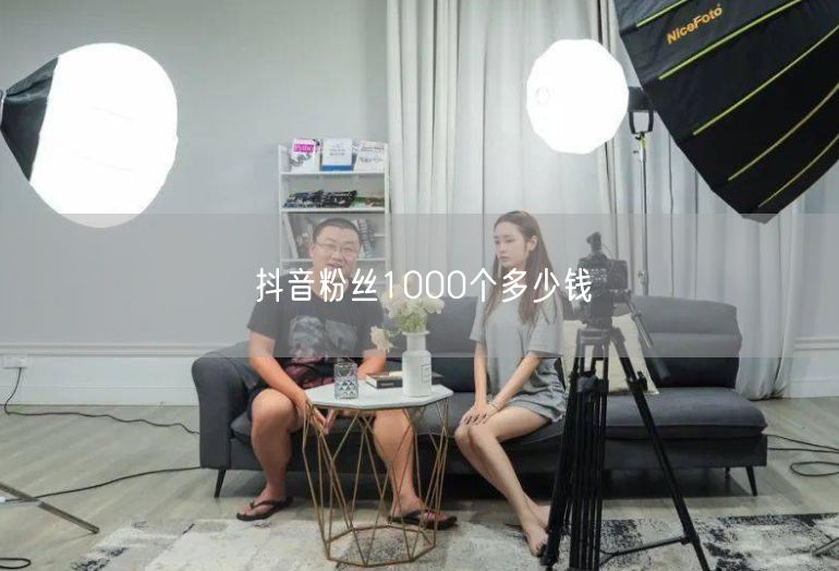 抖音粉丝1000个多少钱
